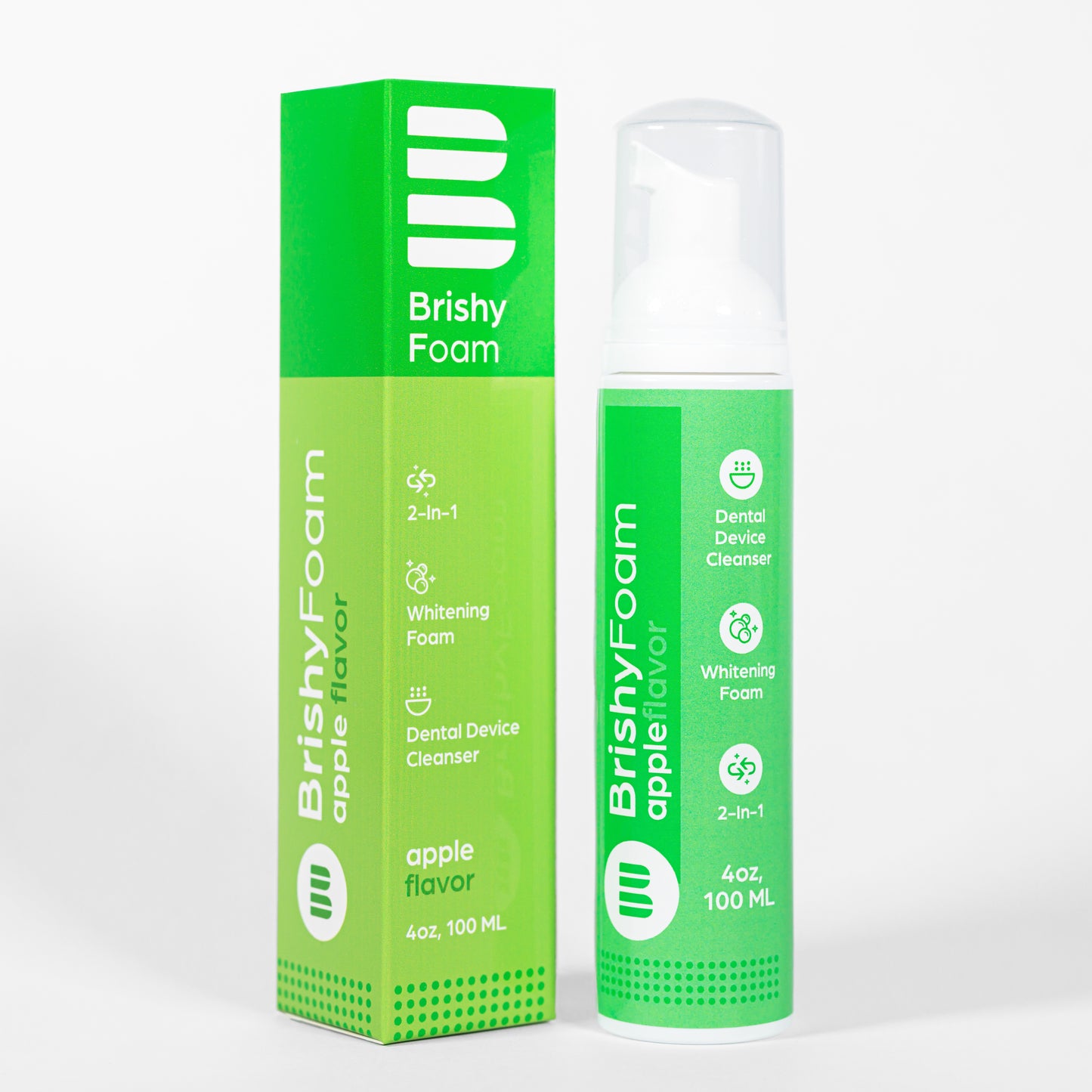 BrishyFoam – Invisalign Cleaner & Retainer Cleaning Foam
