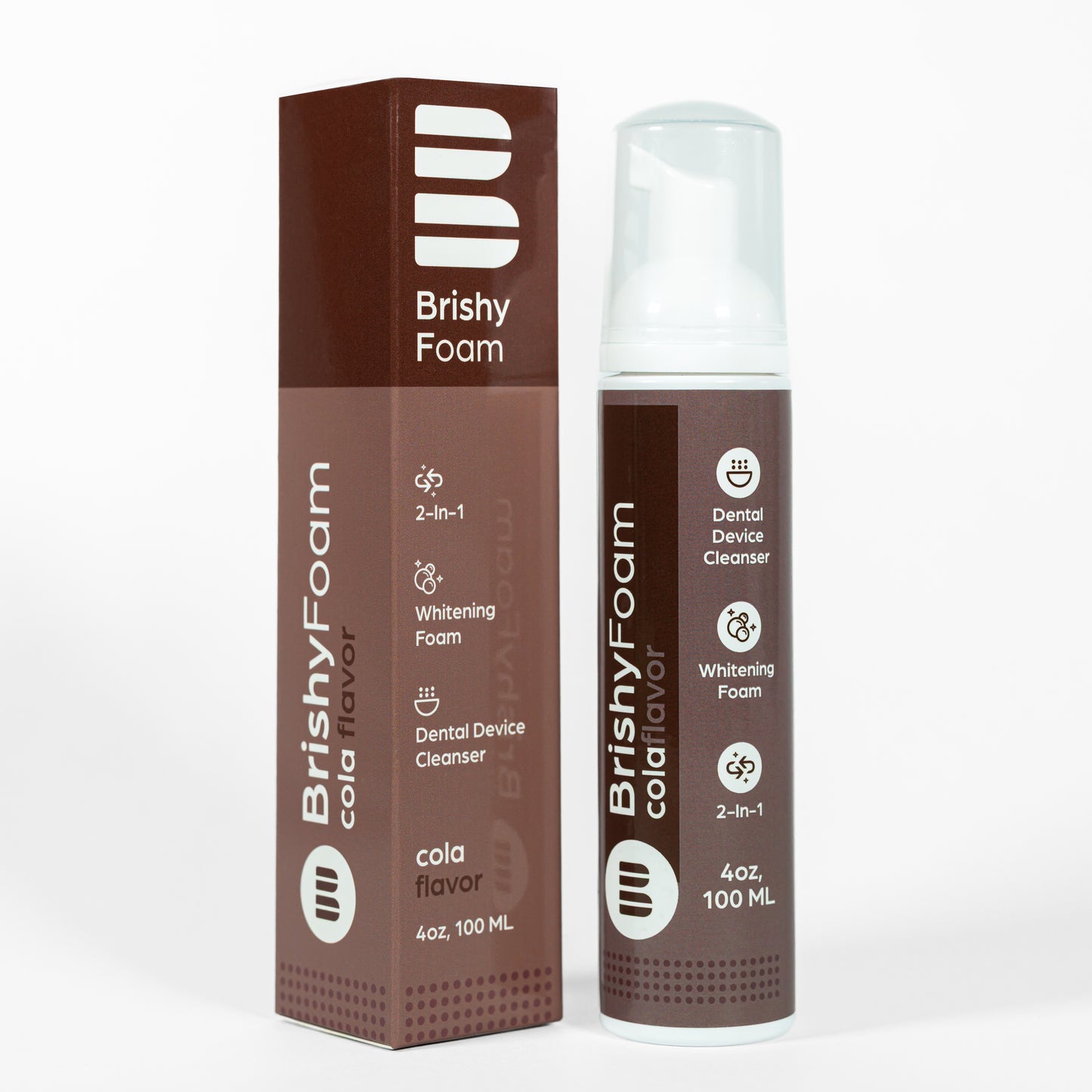 BrishyFoam – Invisalign Cleaner & Retainer Cleaning Foam