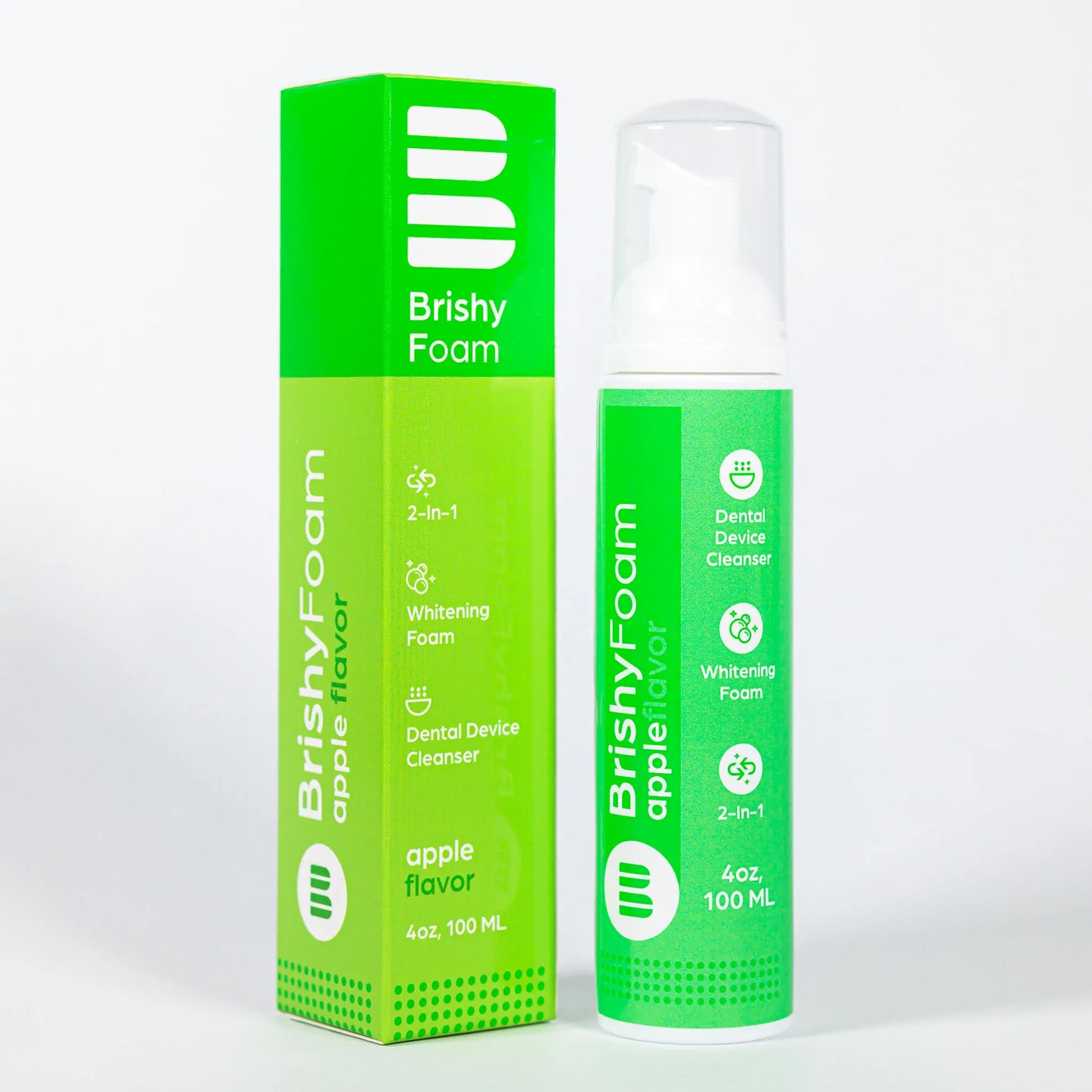 BrishyFoam – Invisalign Cleaner & Retainer Cleaning Foam