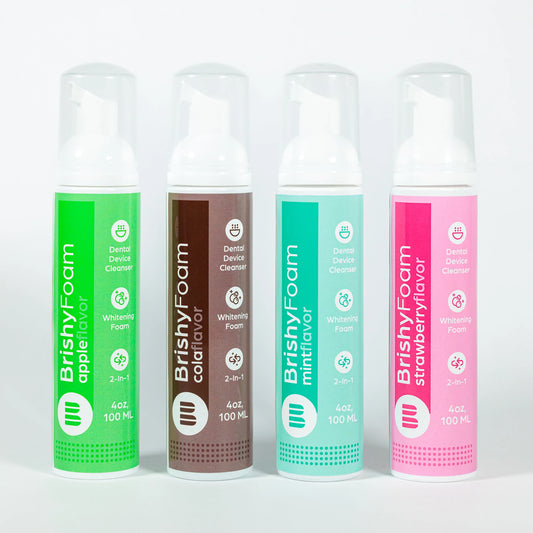 BrishyFoam – Invisalign Cleaner & Retainer Cleaning Foam